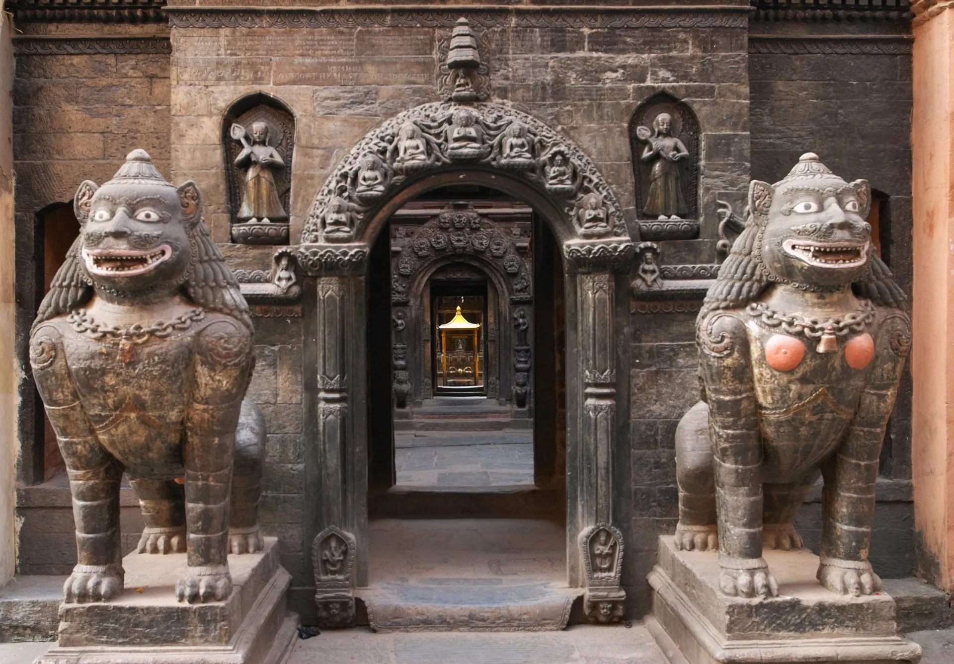 Buddhist temple in Kathmandu, Nepal
