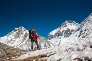 Trekking to kala patthar